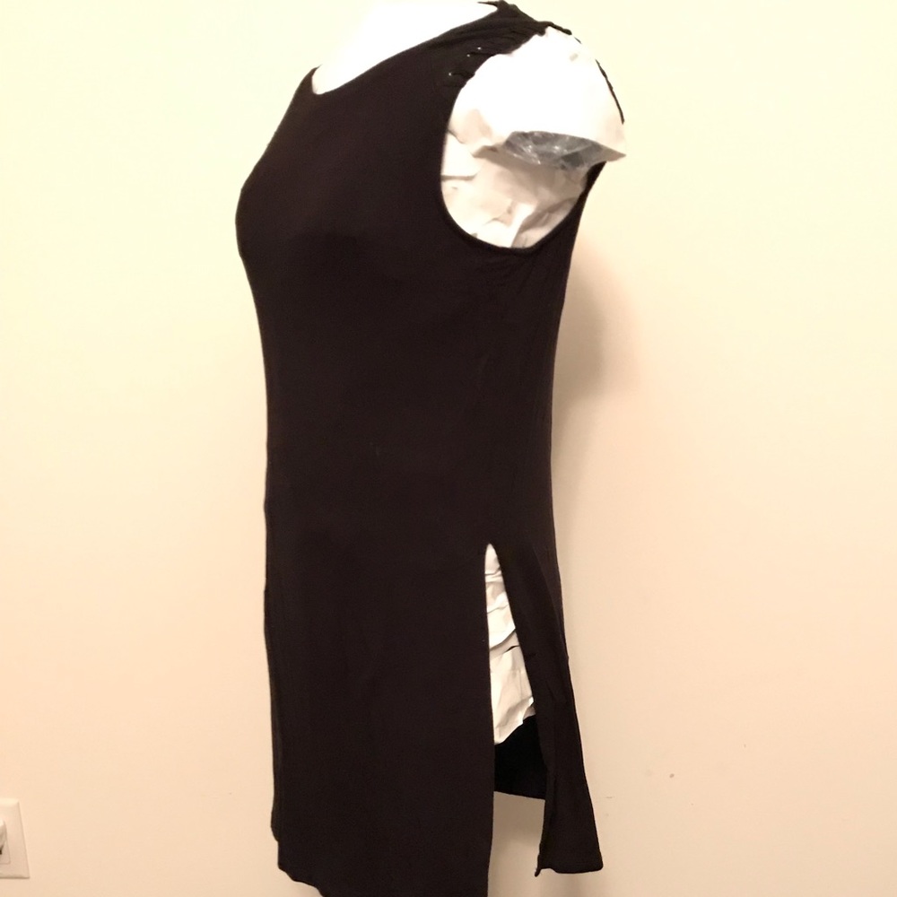 Dynamite slit dress both sides